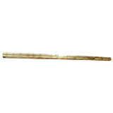 Long brass horizontal wall mounted light fixture
